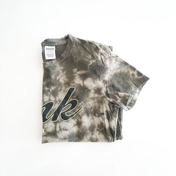 Pink VICTORIA'S SECRET Retro Tie Dye T-shirt Women's S Open Back Cotton - Picture 9 of 9